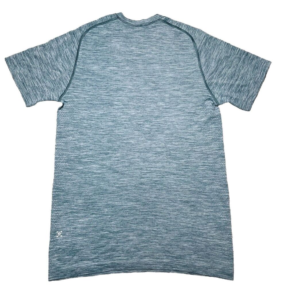 Lululemon T-Shirt Mens Small Green Time To Get Dirty Get Outside Get Sweaty Tee - Picture 1 of 9